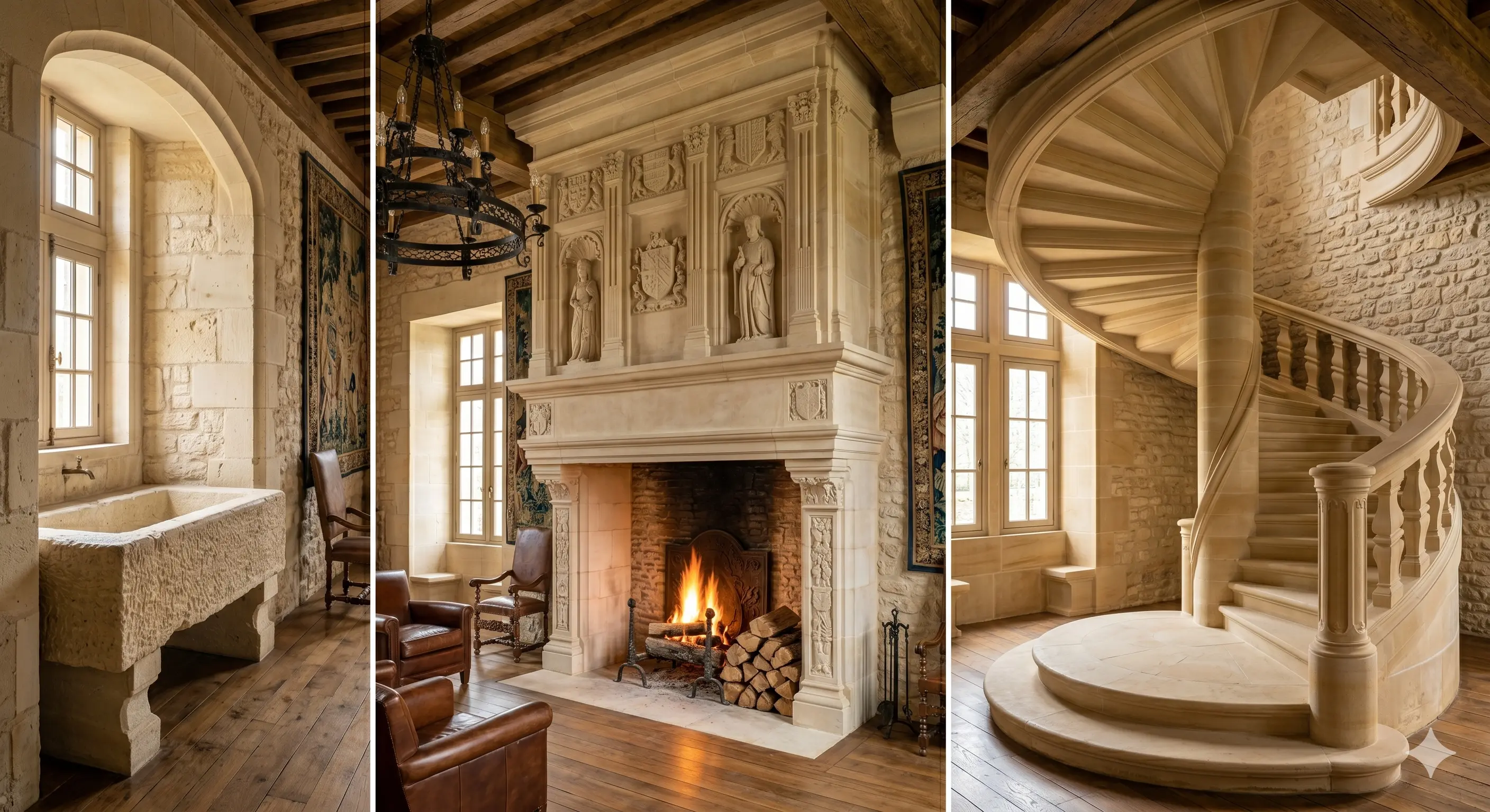 Aménagement intérieur en pierre